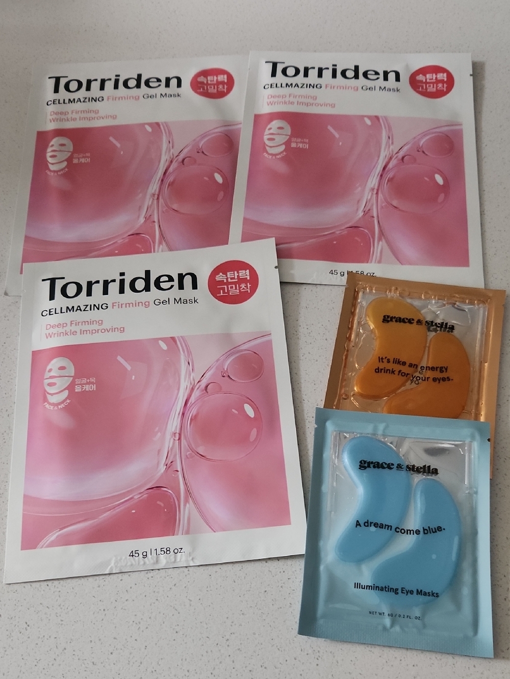 NWT Torriden Cellmazing Firming Gel Mask And Eye Masks Selling  Togetger